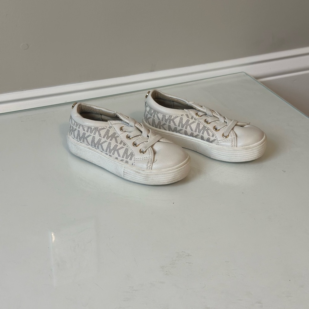 Michael Kors White and Gray Sneakers